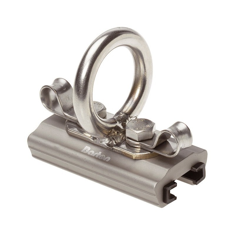 Wózek T 25MM spinnaker pole slide z kipą S/S i z dwoma zaczepami