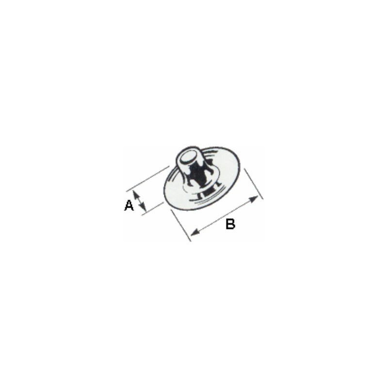 Dolny element gniazda zapinki 15 MM — zdjęcie 2