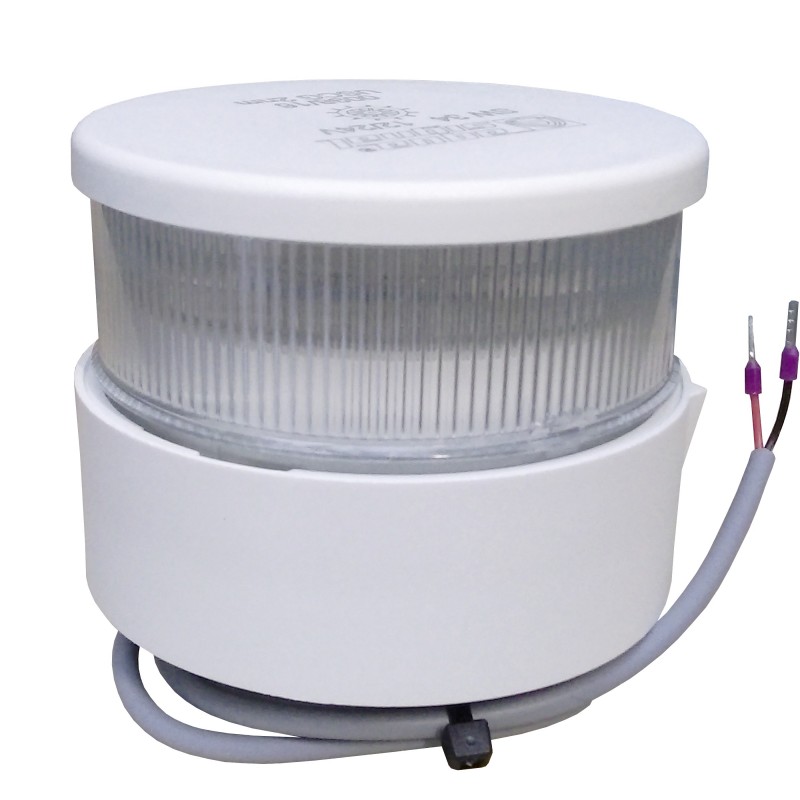 Lampa nawigacyjna S34 biała 360 kotwiczna LED - 12/24V obudowa biała