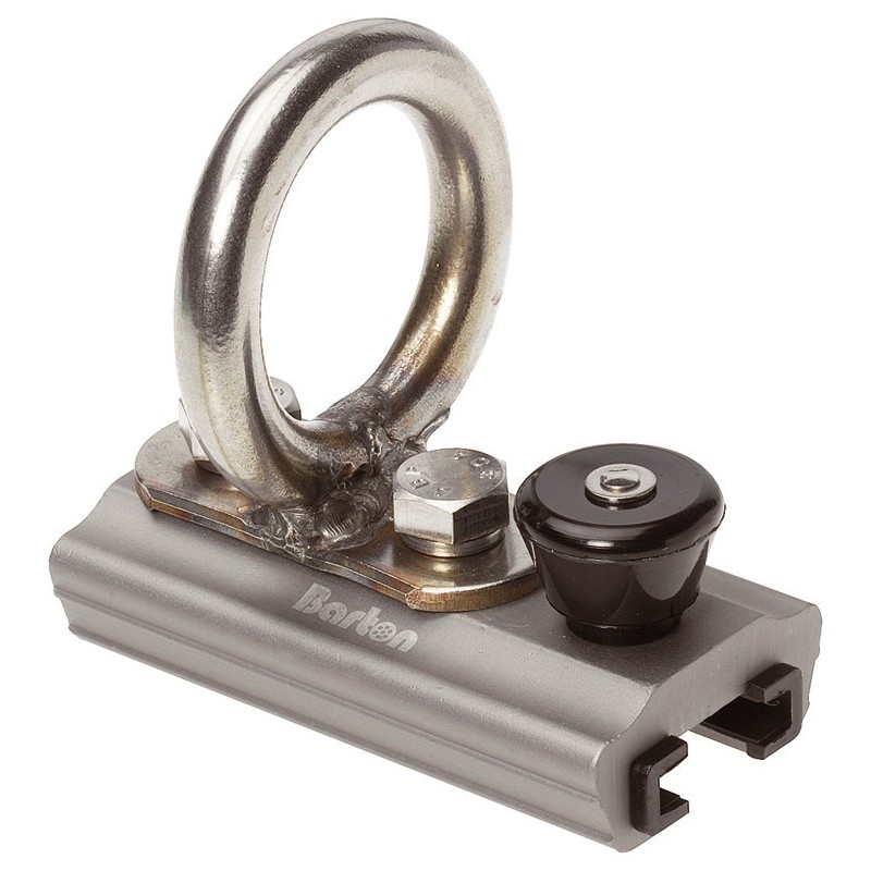 WÓZEK T 32MM SPINNAKER POLE SLIDE ZE STOPEREM I KIPĄ S/S