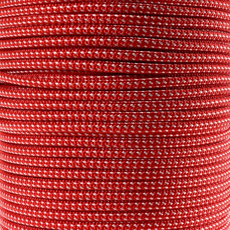 Lina breva fałowa 10MM, czerwono-biała, DES.51 — zdjęcie 2