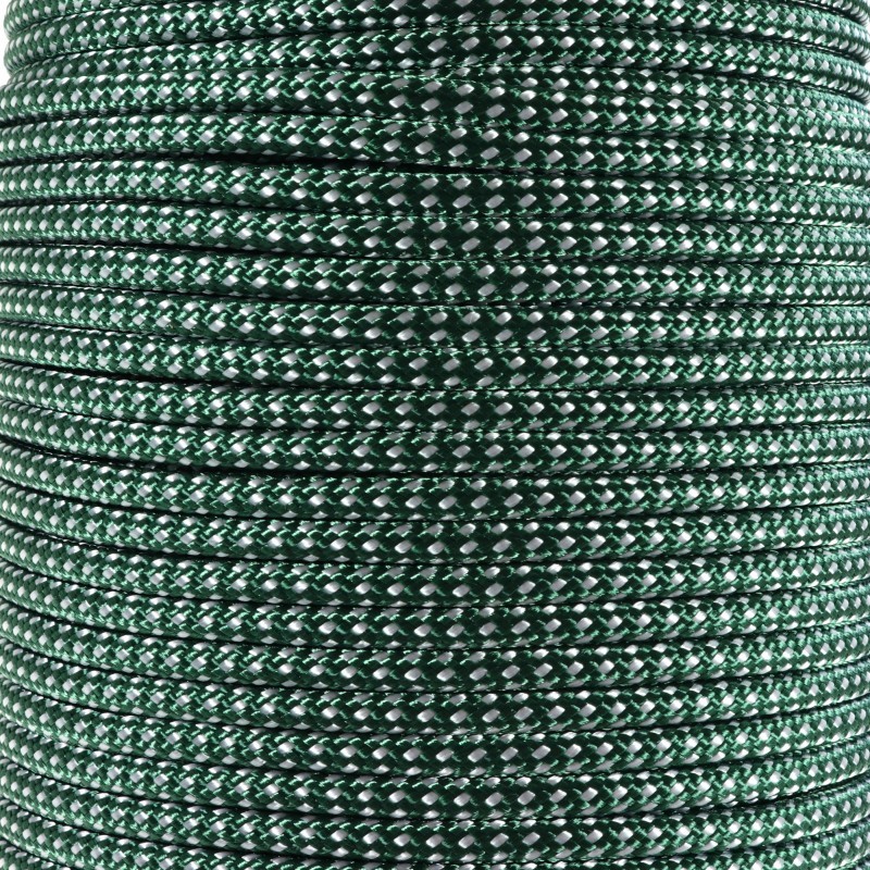 Lina breva fałowa 12MM, zielono-biała, DES.61 — zdjęcie 2