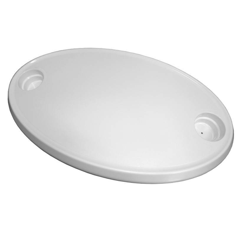 Blat stołu biały oval L760MM W450MM