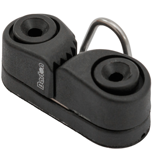 Knaga szczękowa 4-10MM mini - kevlar, czarna z prowadnicą