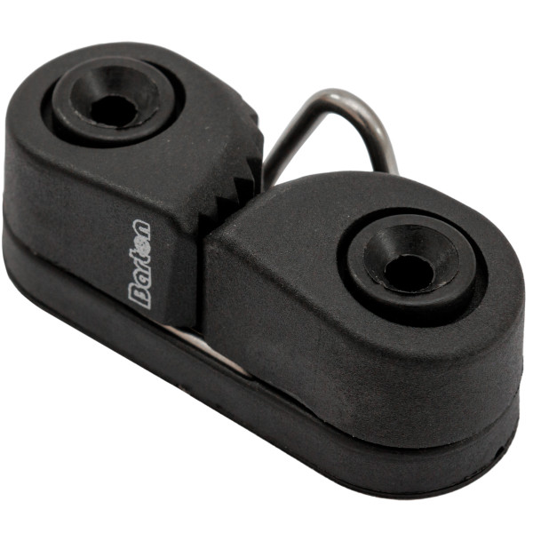 Knaga szczękowa 6-12MM midi - kevlar, czarna z prowadnicą