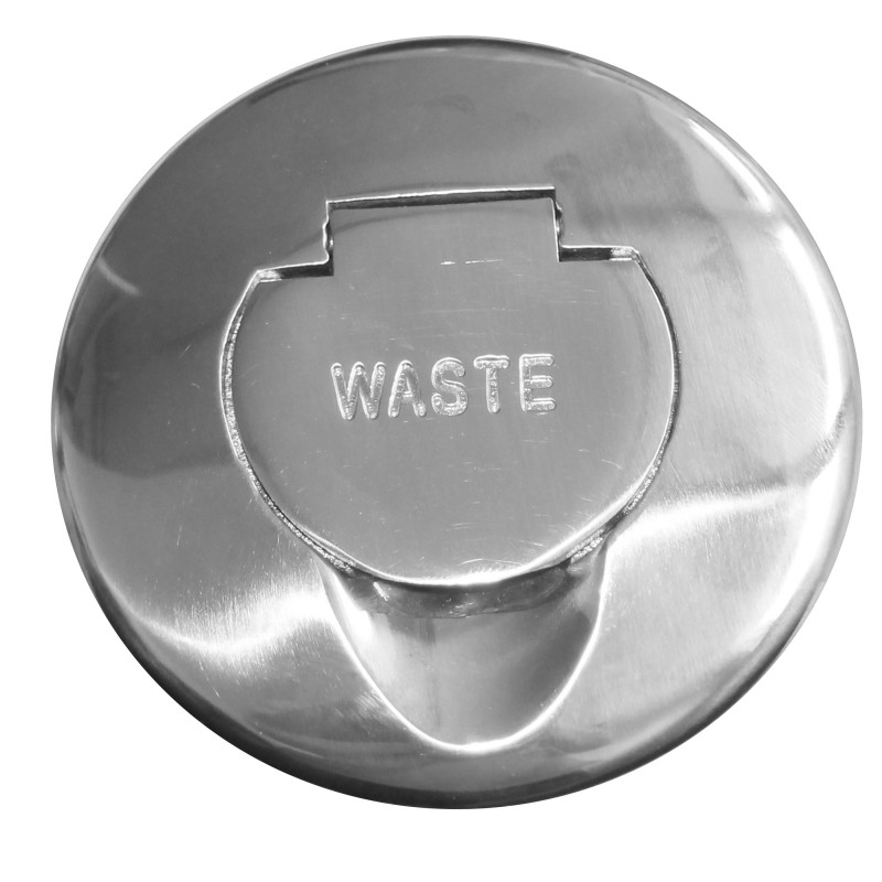 Wlew waste, klucz, stal nierdzewna D38MM