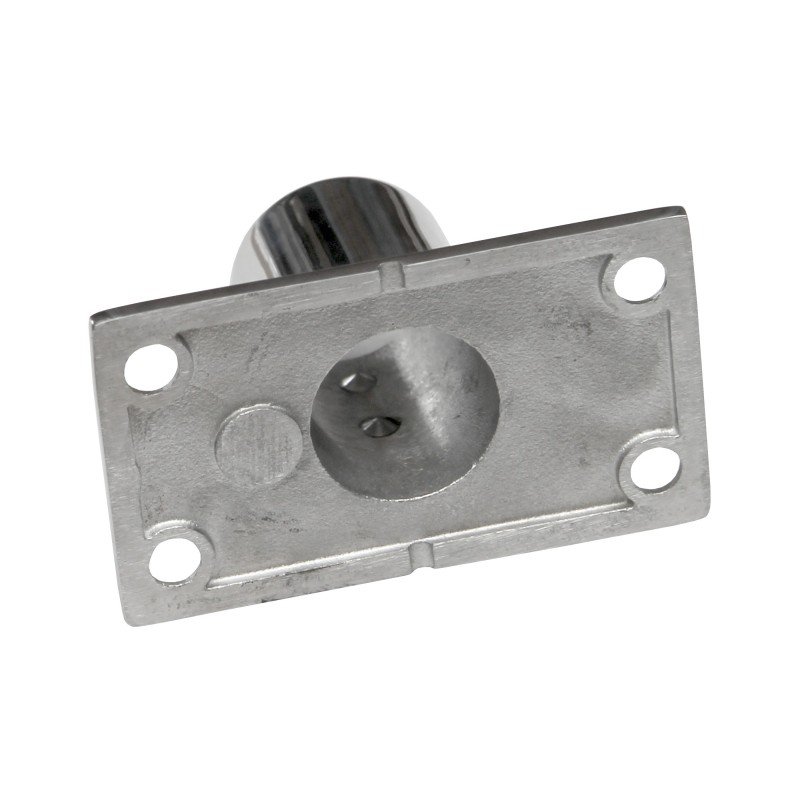 Uchwyt relingu rectangular 90DEG D25MM — zdjęcie 2