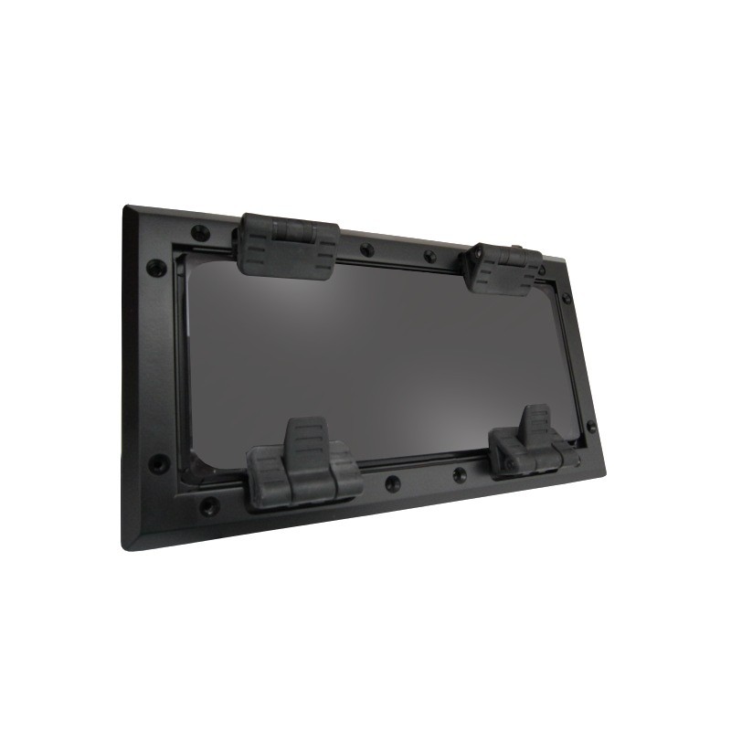 OKNO FLUSH MITRE ROZMIAR 1 - OTWIERANE - CZARNE - CIEMNA SZYBA - 190MMx366MM — zdjęcie 5