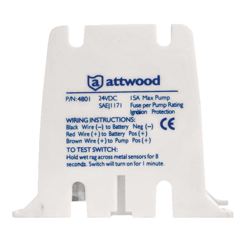 Włącznik elektroniczny pomp zęzowych 24V 15A seria S3 white (W) (X) — zdjęcie 2