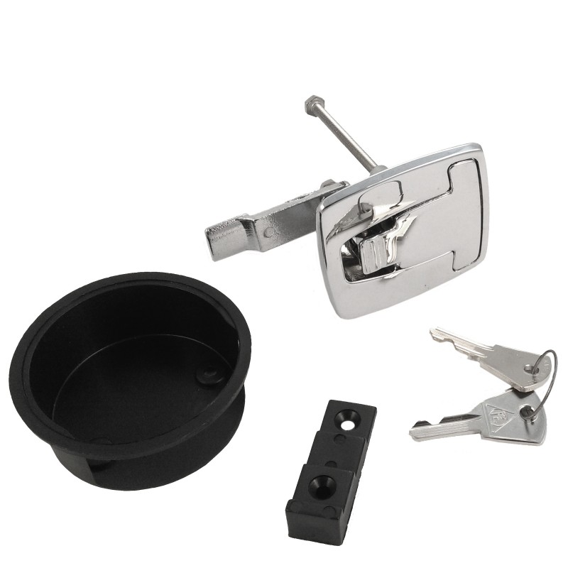 Zamek podnośnik uchwyt denny chb D59MM H54MM, klucz — zdjęcie 2