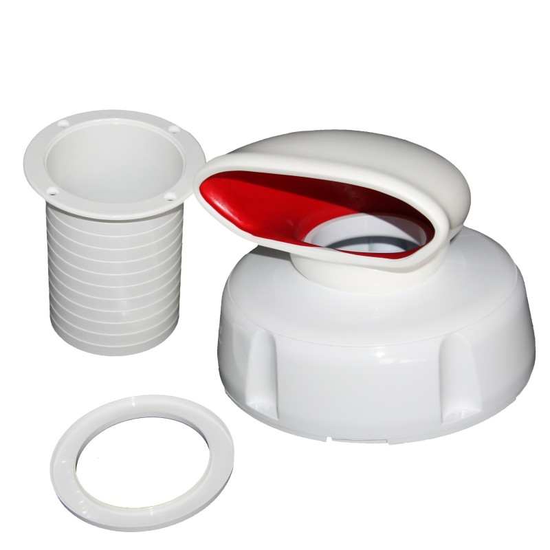 Wentylator pokładowy cool'n dry dorade box red H160 D75 — zdjęcie 2