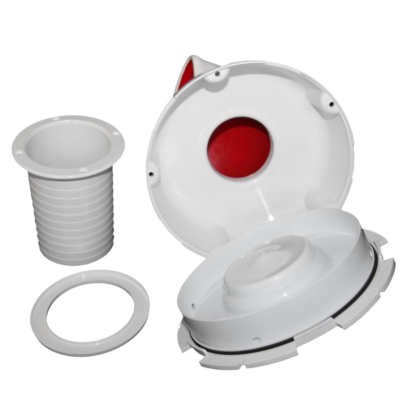 Wentylator pokładowy cool'n dry dorade box red H160 D75 — zdjęcie 3