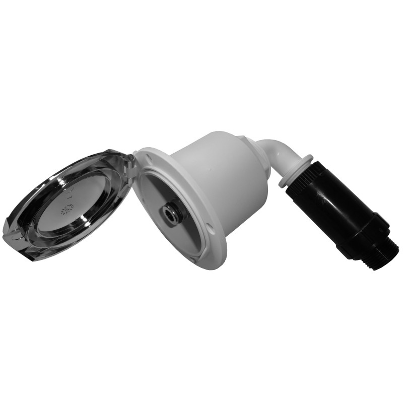 Przyłącze wlotu wody (IN), 2 bar, kątowe, chromowane — zdjęcie 2