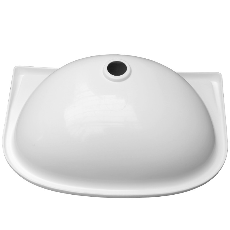 ZLEW BIAŁE PVC 395x275x140MM (NZ) — zdjęcie 2