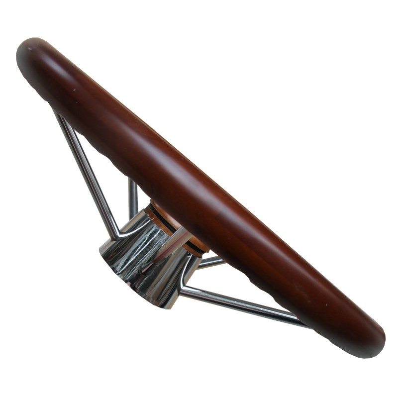 Kierownica TEAK/ SS 40CM — zdjęcie 3