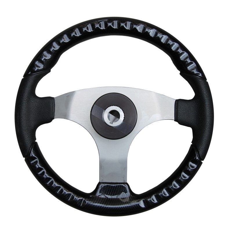 Kierownica CARBON/SS-BLACK graphite 35CM — zdjęcie 2