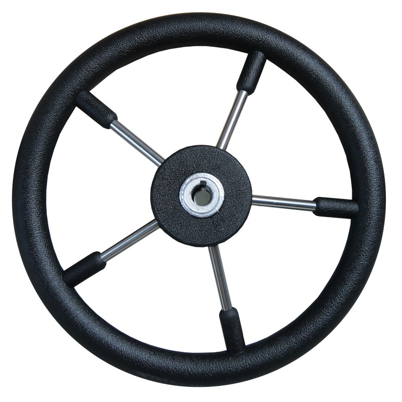 Kierownica poliuretan - SS black 32CM — zdjęcie 2