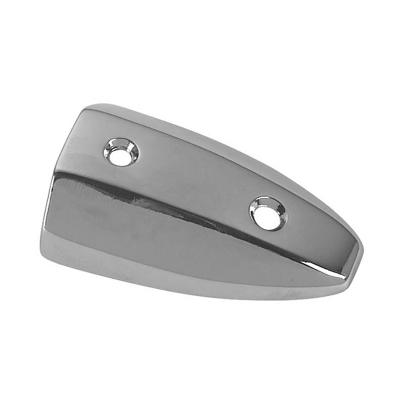 ZAKOŃCZENIE LISTWY ODBOJOWEJ CHROM BRASS 30x16MM