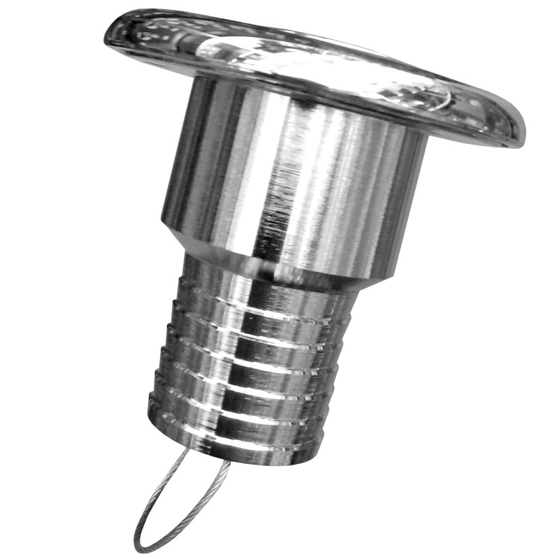 Wlew water, mosiądz chromowany, polerowany D38MM — zdjęcie 2