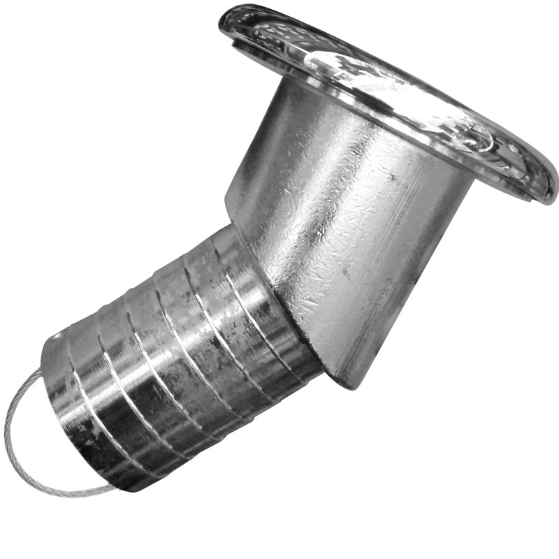 Wlew waste kątowy 30, mosiądz chromowany, polerowany D50MM — zdjęcie 2