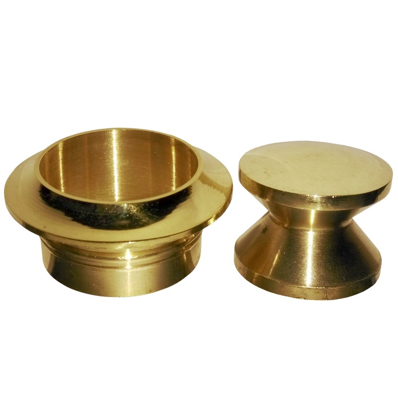 Gałka do zamka SER.411, 412, 413 brass H16MM