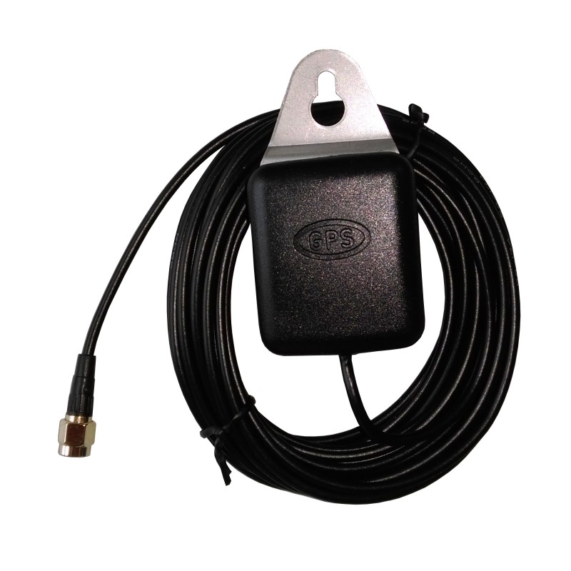 ZEGAR PRĘDKOŚCIOMIERZ GPS 0-60Kn Z ANTENĄ, 12/24V, D96MM, BIAŁY, BEZEL SS — zdjęcie 3