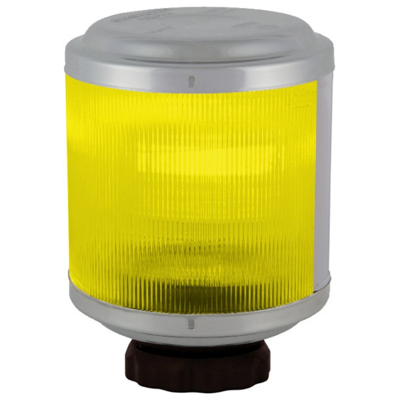 Lampa nawigacyjna S50 rufowa żółta - 24V obudowa stal nierdzewna