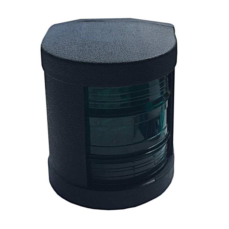 LAMPA NAWIGACYJNA BURTOWA ZIELONA DO 12m LED - 12V OBUDOWA CZARNA — zdjęcie 2