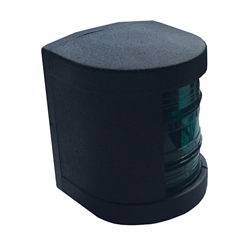 LAMPA NAWIGACYJNA BURTOWA ZIELONA DO 12m LED - 12V OBUDOWA CZARNA — zdjęcie 3