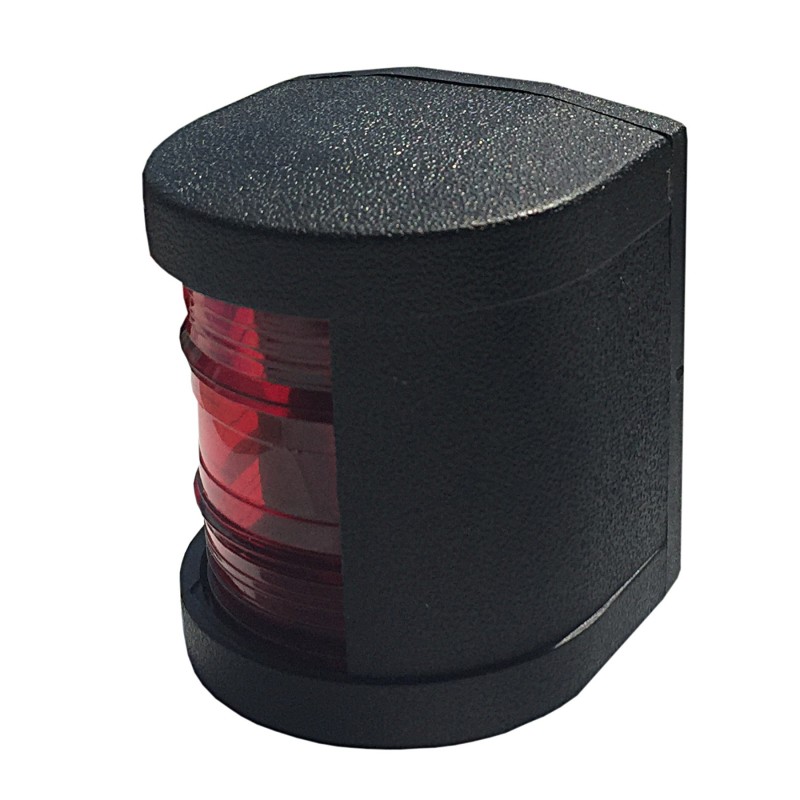 LAMPA NAWIGACYJNA BURTOWA CZERWONA DO 12m LED - 12V OBUDOWA CZARNA — zdjęcie 3