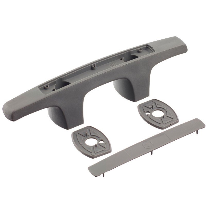 Knaga typ 2H, tworzywo, szara - L211MM