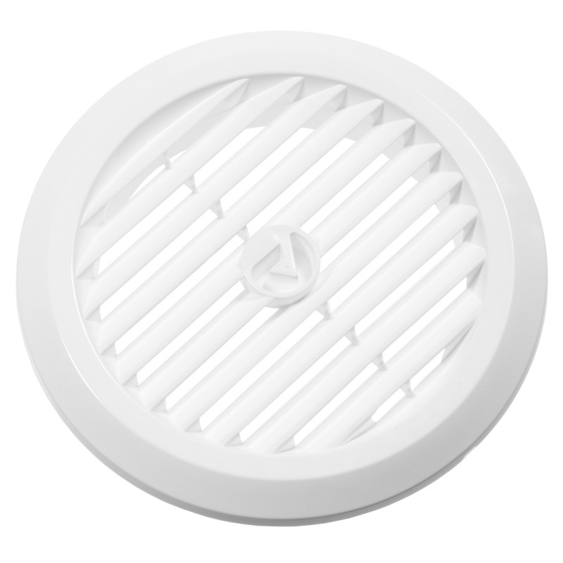 Kratka wentylacyjna D72MM biała, hd-pe, odporna na UV