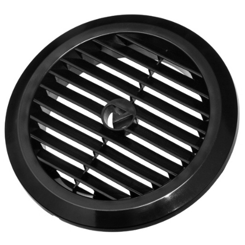 Kratka wentylacyjna D72MM czarna, hd-pe, odporna na UV