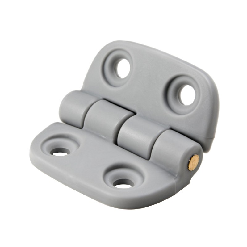 Zawias poliamidowy PA6.6, szary, 40X42MM