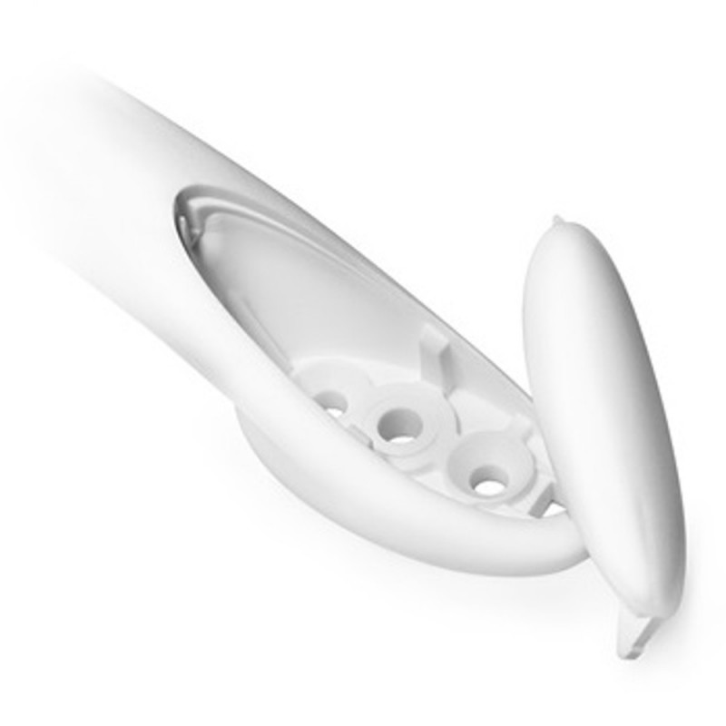 Uchwyt z PP biały, H50/ L287MM — zdjęcie 2