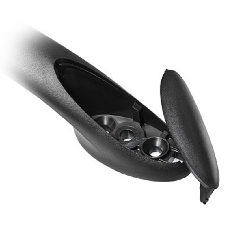 Uchwyt z PP czarny, H50/ L287MM — zdjęcie 2