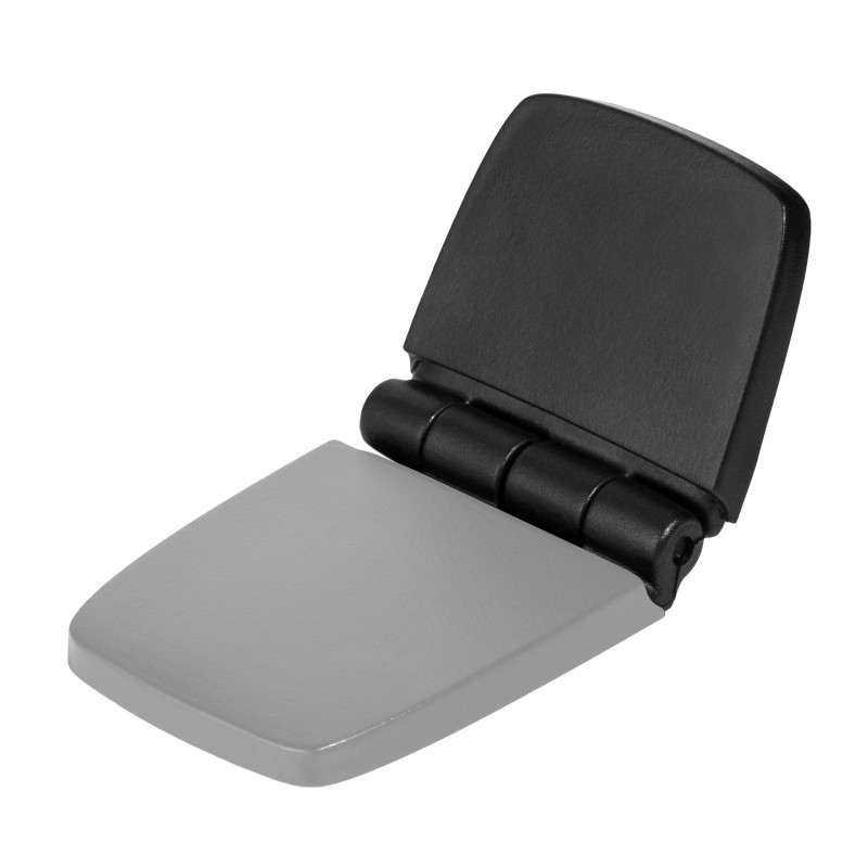 Osłona zawiasu czarna, poliamid PA6.6, odporna na UV, 40X30MM
