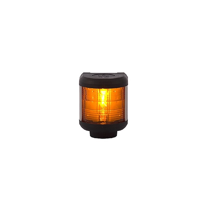 Lampa nawigacyjna S40 rufowa żółta - 12V obudowa czarna — zdjęcie 4