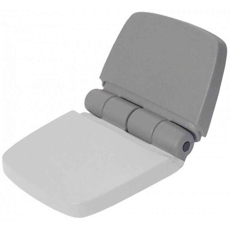 Osłona zawiasu szara, poliamid PA6.6, odporna na UV (40X24MM)