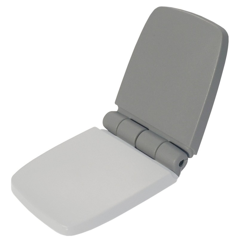 Osłona zawiasu szara, poliamid PA6.6, odporna na UV (40X44MM)