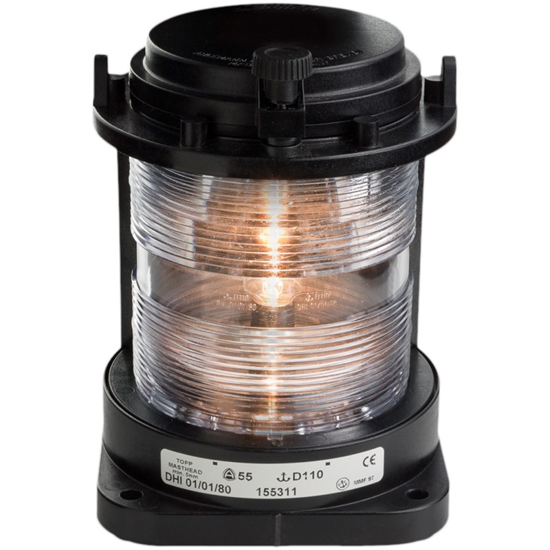 Lampa nawigacyjna S55 masztowa silnikowa - 24V usa obudowa czarna
