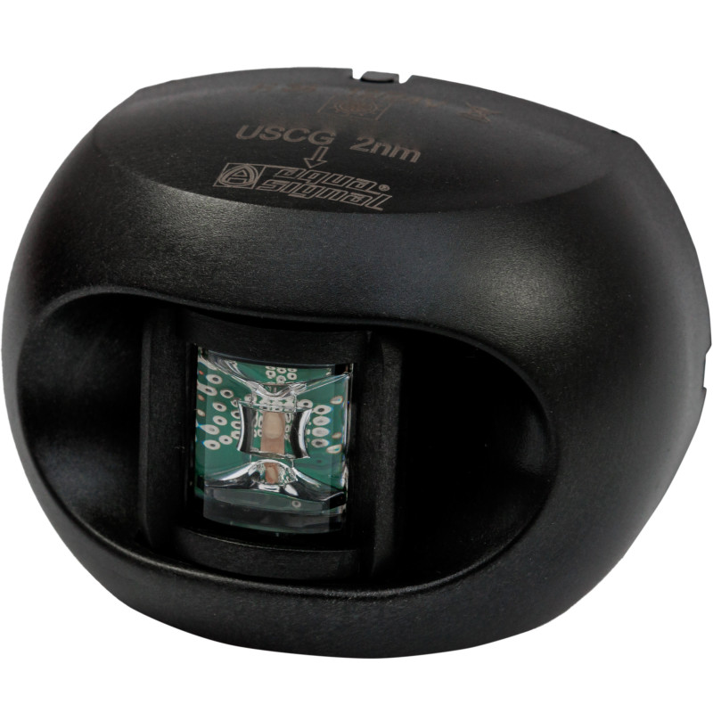 Lampa nawigacyjna S34 rufowa LED - 12/24V obudowa czarna