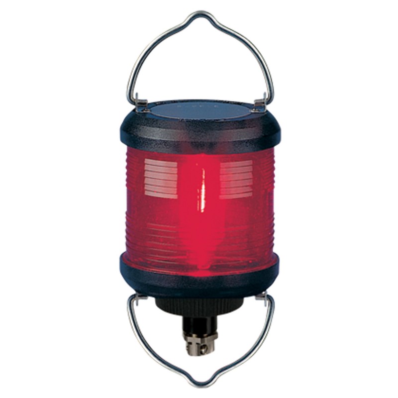 Lampa nawigacyjna S40 podwieszana czerwona 360 - 12V obudowa czarna