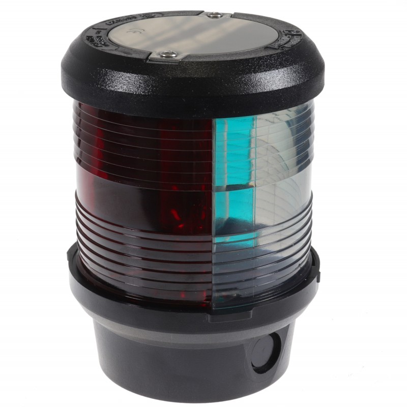 Lampa nawigacyjna S40 trójsektorowa - 12V obudowa czarna — zdjęcie 2