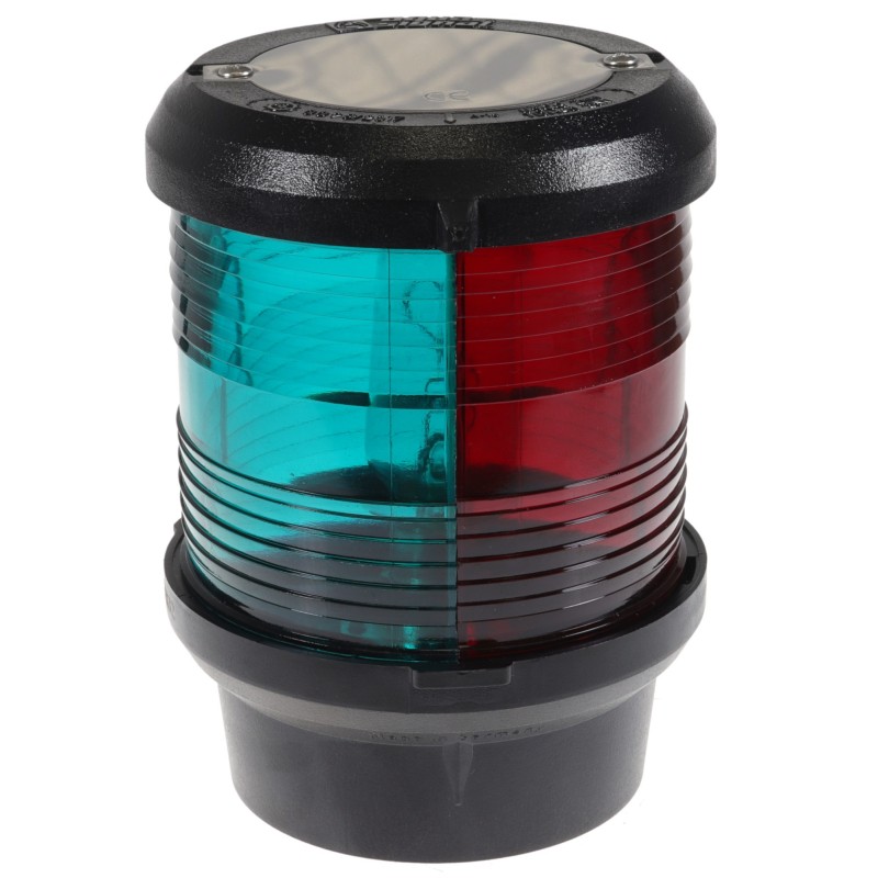 Lampa nawigacyjna S40 trójsektorowa - 12V obudowa czarna — zdjęcie 3