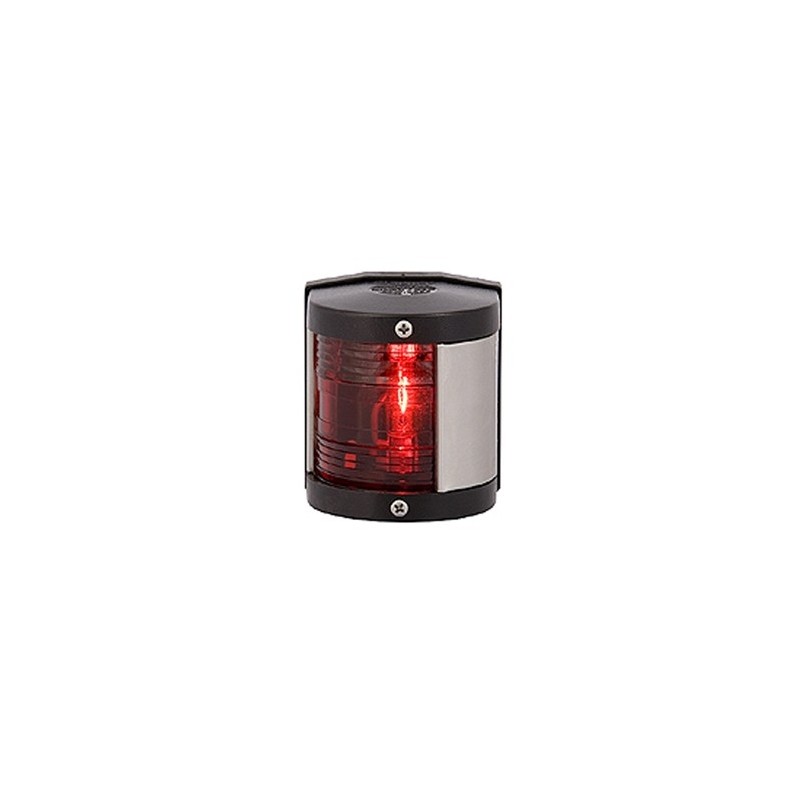 Lampa nawigacyjna S25 burtowa czerwona - 12V classic obudowa czarna — zdjęcie 4