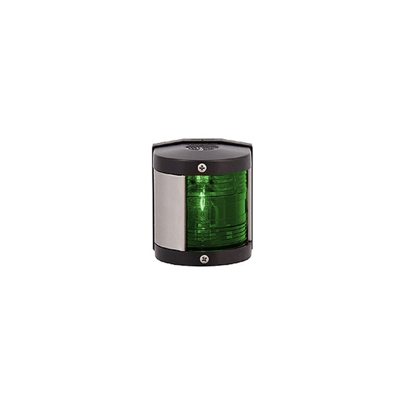 Lampa nawigacyjna S25 burtowa zielona - 12V classic obudowa czarna — zdjęcie 4