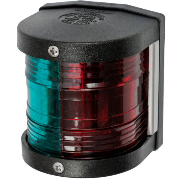 LAMPA NAWIGACYJNA S25 DZIOBOWA DWUSEKTOROWA - 12V CLASSIC OBUDOWA CZARNA
